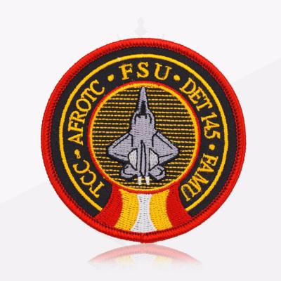 China Handmade Low MOQ Custom Garment Accessory Embroidered Patches Badges Custom Design for sale