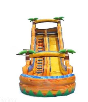 Cina Large Inflatable Water Slide With Pool Adult Water Slide Bounce House Inflatable Slide in vendita
