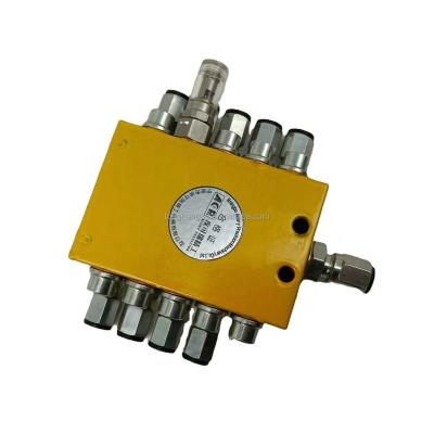 China Concrete pump truck High Quality China OEM Customized Stainless steel distributor 9JPQ-M1-0.2-66DC outlet distributor valve lubrication pump for sale