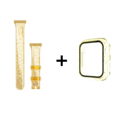 China Custom Luxury Business Yapears Bling Women Watch Strap Luxury Watch Band For Apple Watch for sale