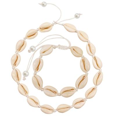 China 2019 Fashionable Cute Hawaiian Collarbone Shell Necklace Handmade Shell European and American Jewelry Style Leisure Sea Shorts for sale