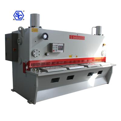 China Construction works Hydraulic Sheet Metal Guillotine Shear QC11K-20x2500 NC for sale