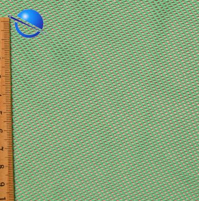 China Fusible warp knitted100% polyester angular hole squaremesh fabric for sports shoes and garmens for sale