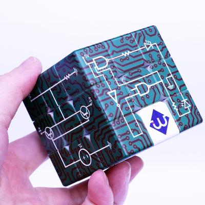 China Cartoon Toy Printing 3x3 UV Magic Cube With Custom Logo ABS Plastic Speed Up Educational 3x3x3 Puzzle Toy For Kids Brain Training for sale