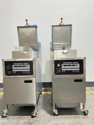 China Electric Digital Panel 380V/220V Chicken Pressure Fryer Without Oil Filter System for sale