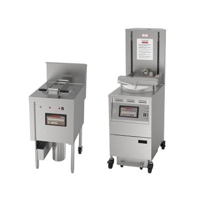 China 6HD Elektro 12KW 380V 28L 6 Bratflasche Große Produktivität Runde Brötchen Huhn Druckbrötchen zu verkaufen