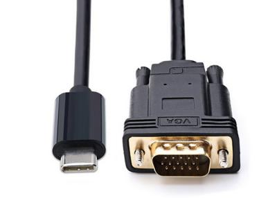 China Alta resolución/frecuencia de actualización de la ayuda de cable del monitor de Shell VGA del ABS del cuaderno en venta