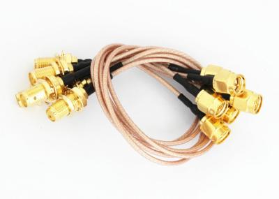 Cina Cavo coassiale della treccia TV di rf 1000 ohm di isolamento di contatto concentrare placcato oro di resistenza in vendita