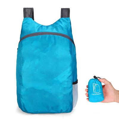 China Lightweight Foldable Outdoor Climbing Waterproof Adult Comfortable Shoulders Backpack For Sport /shopping And Travel Bag for sale