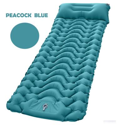 China Ultralight Inflatable Inflatable Camping Sleeping Mat Camping Mat Sleeping Pad Air Bed Sleep Protection Camping Sleep Pad for sale