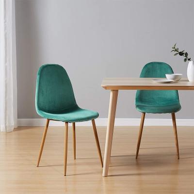 China Nordic Adjustable Chair Velvet (Height) Restaurant Dining Chairs Modern Dining Furniture Stainless Steel Dining Chairs Restaurant for sale