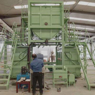China Volume de agitação 15m3 Máquina de espuma reforçada Capacidade 40r/h Máquina de reciclagem de espuma de plástico à venda