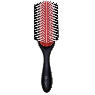 China New Arrival Plastic Curly Hair D3 Multi-row Classic Styling Brush For DetanglingS eparating Training And Defining Curls Hair Brush for sale