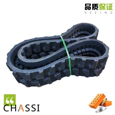 China Calzado para excavadoras de caucho con enlace de pista de caucho en venta