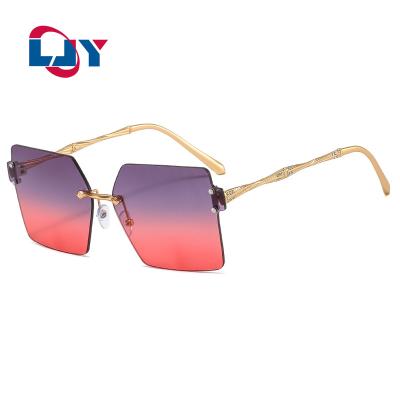 China Oversized Men Women Sunglasses 2022 New CIA High Quality 2199 Square Style Metal Personality Sunglasses for sale