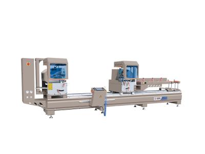 China 45° Double-Head Precision Cutting Saw For Aluminum Profile Automatic Length for sale