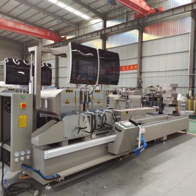 China 600mm Diameter Large Size CNC Double Mitre Cutting Saw With Printing Function for sale