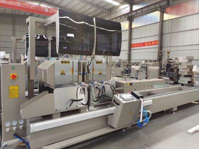 China CNC Twin Head Cutting Off Machines For Aluminium Window Door for sale