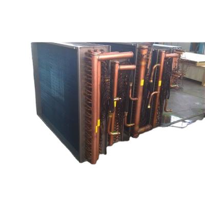China Industrial Copper Refrigeration Parts Fin Tube Air To Air Heat Exchanger For Evaporator for sale