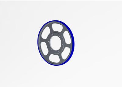 China 667 X 35 Escalator Handrail Friction Wheel Diameter PU for sale
