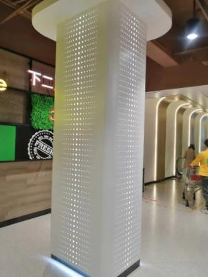 China Folhas metálicas perfuradas tipos de fachadas de edifícios painel de facade de alumínio à venda