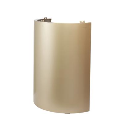 China Gekrompen halfcirkel aluminiumpaneel op maat voor het decoreren van de omhulsel van gebouwenkolommen of pilaren Te koop