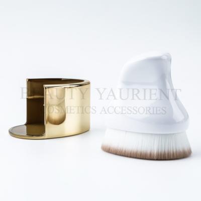 China ISO14000 Private Iron Style Flat Top Liquid Foundation Makeup Brush Patented for sale