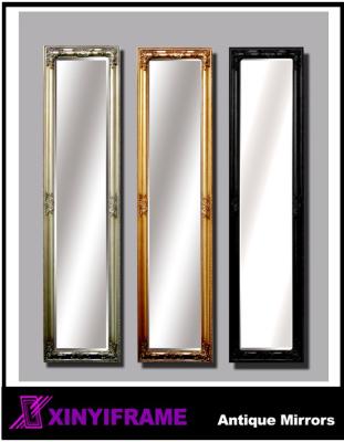 China Home Decorations / Hotel / Bathroom / Collections / Gifts 45*180cm Antique Floor Standing Wooden Mirror With Latest Design for sale