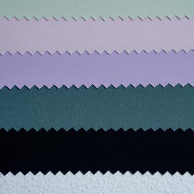 China Lightweight Stretch Plain Weave Nylon Spandex Waterproof Fabrics And Textiles For Clothing for sale
