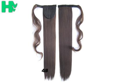 China Pulgadas recta sedosa de las extensiones a prueba de calor sintéticas largas en enlace suaves del pelo 20 en venta