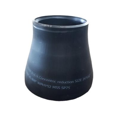 Cina Riduttore d'acciaio nudo degli accessori per tubi di ASTM A234 WPB senza rivestimento in vendita