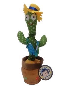 China Registro de fala do canto da dança de Sunny Cactus Electronic Plush Toy para crianças à venda