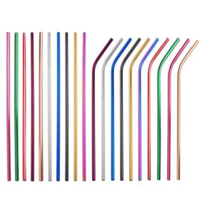 China Reusable Drinking House Kitchen Stainless Steel Bent Straws for sale