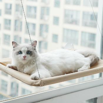 China Heating Drop Shipping Made In China Cat Seat Window Mounted Cat Bed With Silicone Sucker Cat Hammock for sale