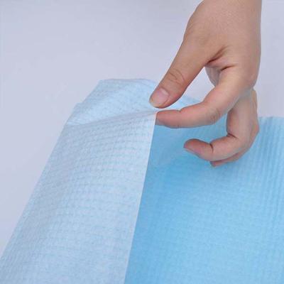 China Hospital Disposable Dental Supplies Adult Square Waterproof Disposable Medical Bibs à venda