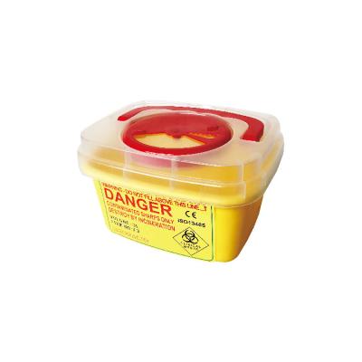 China PP Material Medical Disposable Square Sharps Containers Te koop