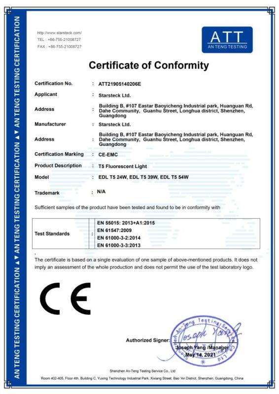 CE - Starsteck Ltd