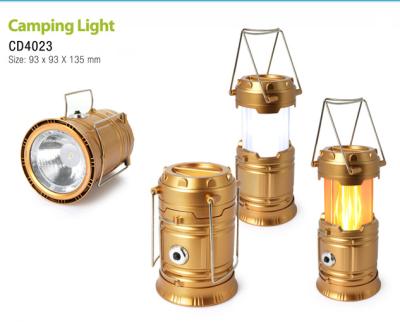 China Outdoor Led Waterproof Camp Light Emergency Lantern Portable Camping Stand CD4023 for sale