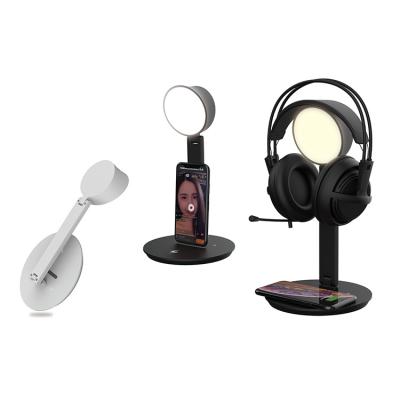 China Other Shenzhen 3 in 1 Live Show Selfie Wireless Charger Fill Light for sale