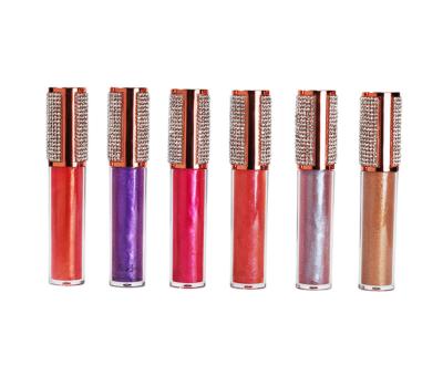 China High Quality Long Lasting Lip Gloss 20 Colors Logo Moisturizer Glitter Liquid Lipstick Broken Waterproof Private Drill Cover for sale