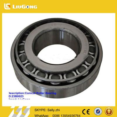 China original Liugong Loader Spare Parts , Conical Roller Bearing 23B0023 in black colour for sale for sale