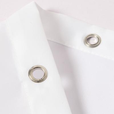 China Bathroom Curtains Waterproof Shower Curtains Mildew Resistant 100% Polyester for sale