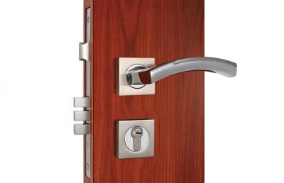 Chine Manche de levier en chrome sur la serrure de remplacement de la serrure de la rose Mortise à vendre