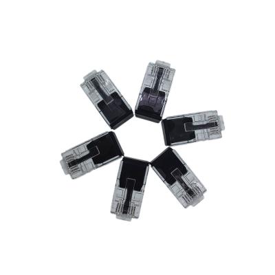 China Conector de cable Ethernet Cat5e blindado RJ45 conector de conexión modular con conector de conexión 8P8C 8 posición con resistor de 120 Ohm en venta