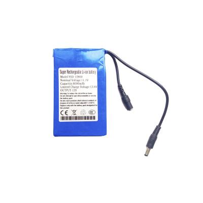 China Toys DC 12V 8000mah Polymer Rechargeable Lithium Ion Battery For CCTV Camera Light LED Driver for sale