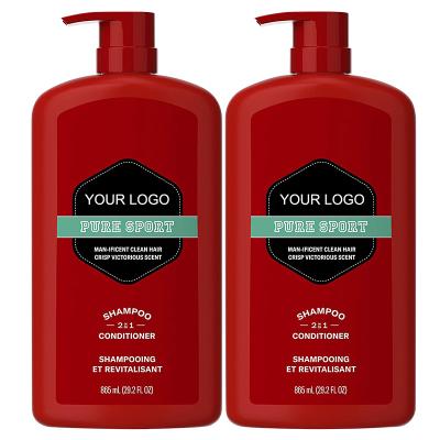 China Loss Prevention 1.73 L Set Natural Mens Hair Care Sets Products Avocado Argan Oil Shampoo & Conditioner for sale