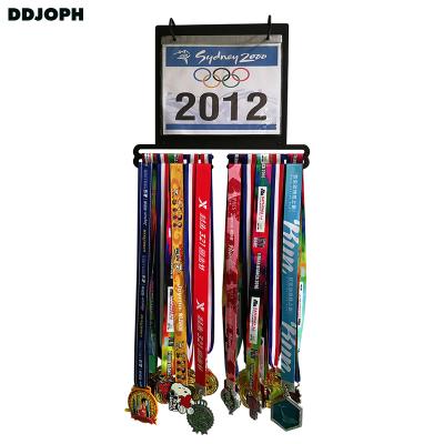China World Medal Hanger with Bib Holder for Marathon, Running, Swimming, Sports Cycling Medals for sale
