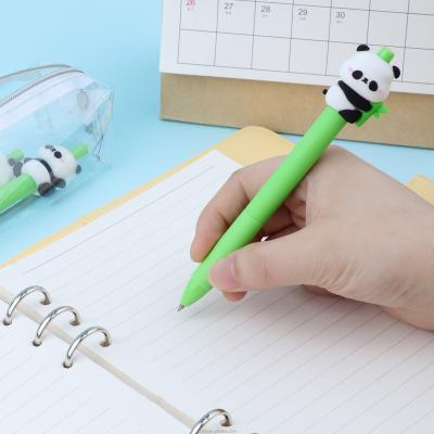 China Cute Pen Small and Cute Pressing Student Writing Normal Cute Pen Silicone Fashion Cool Pen for Kids Gift for sale