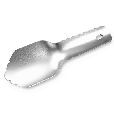 China Outdoor Camping Shovel Camping Hiking Fishing Emergency Survival Kit 6061 T6 Aluminum Mini Digging Shovel for sale