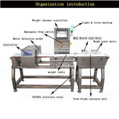 China High Accuracy and Stability Check Weighing Scale With Siemens PLC And 7
